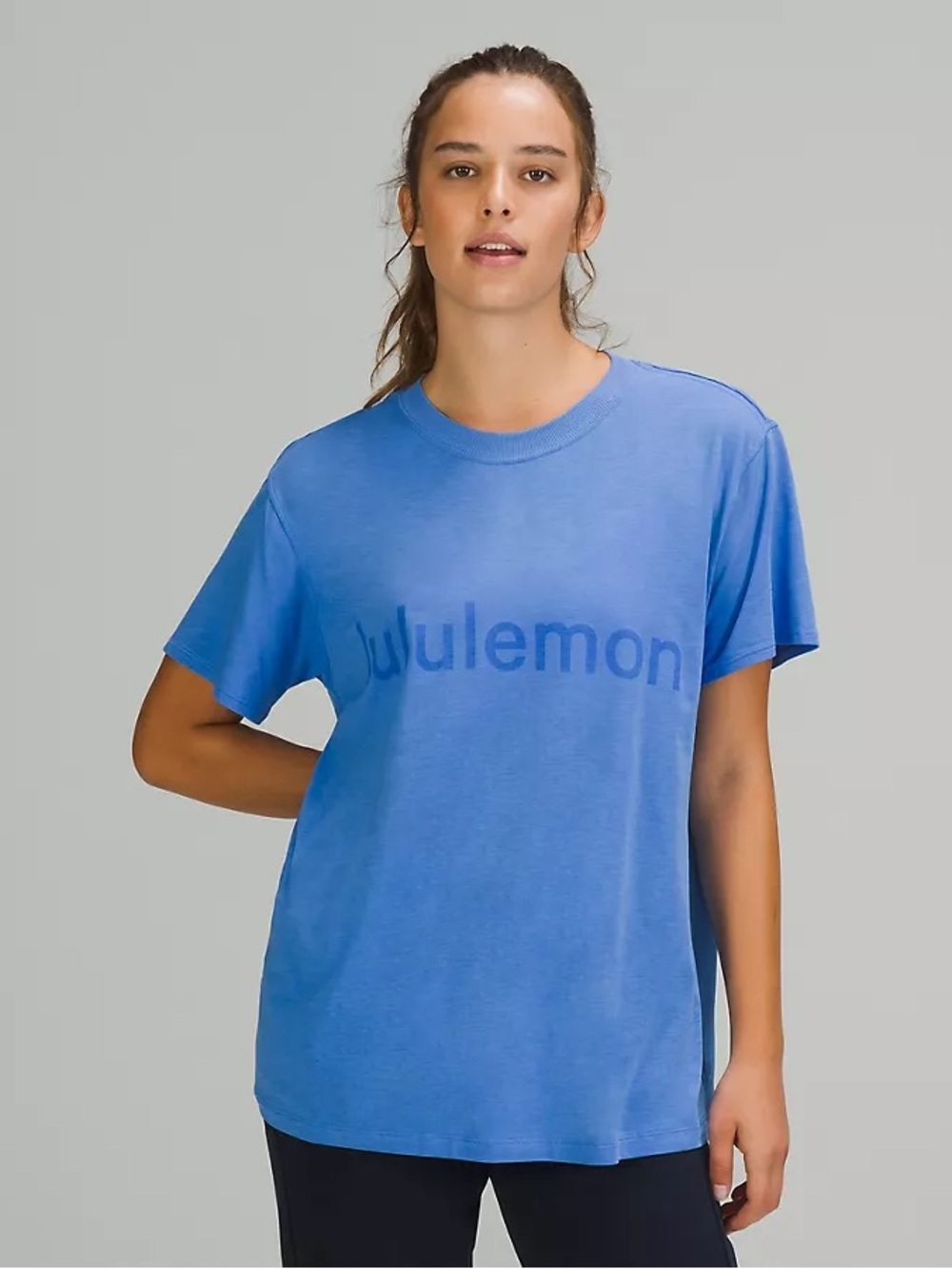 lululemon athletica All Yours Graphic Short Sleeve Tee in Blue